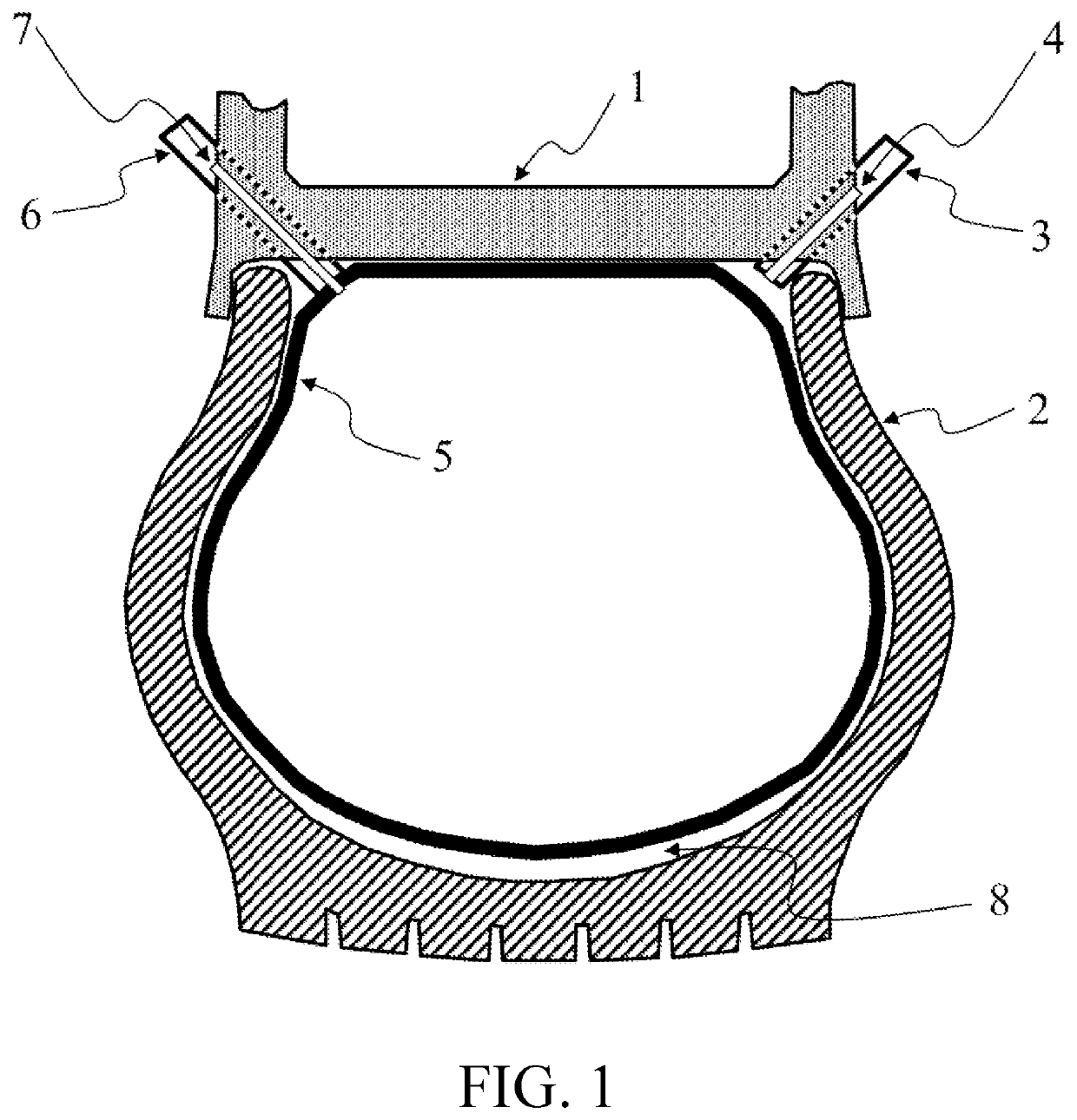 Self-healing tire