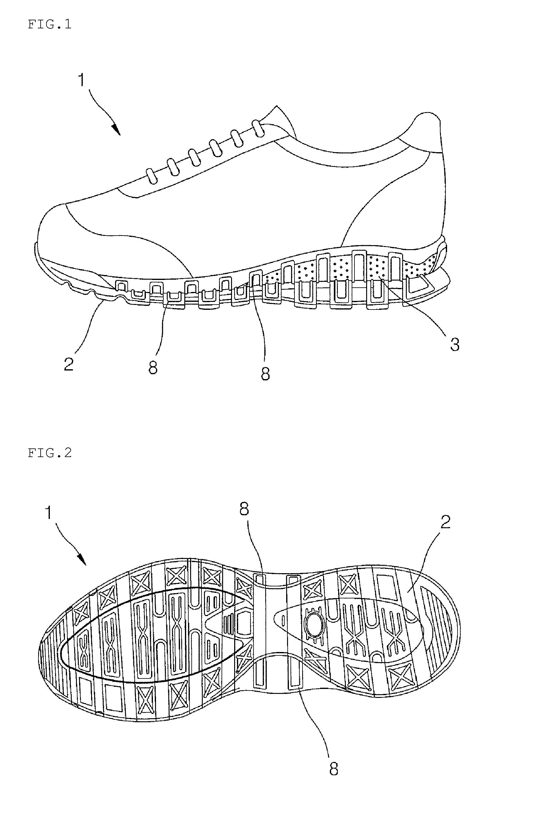 Midsole for a shoe