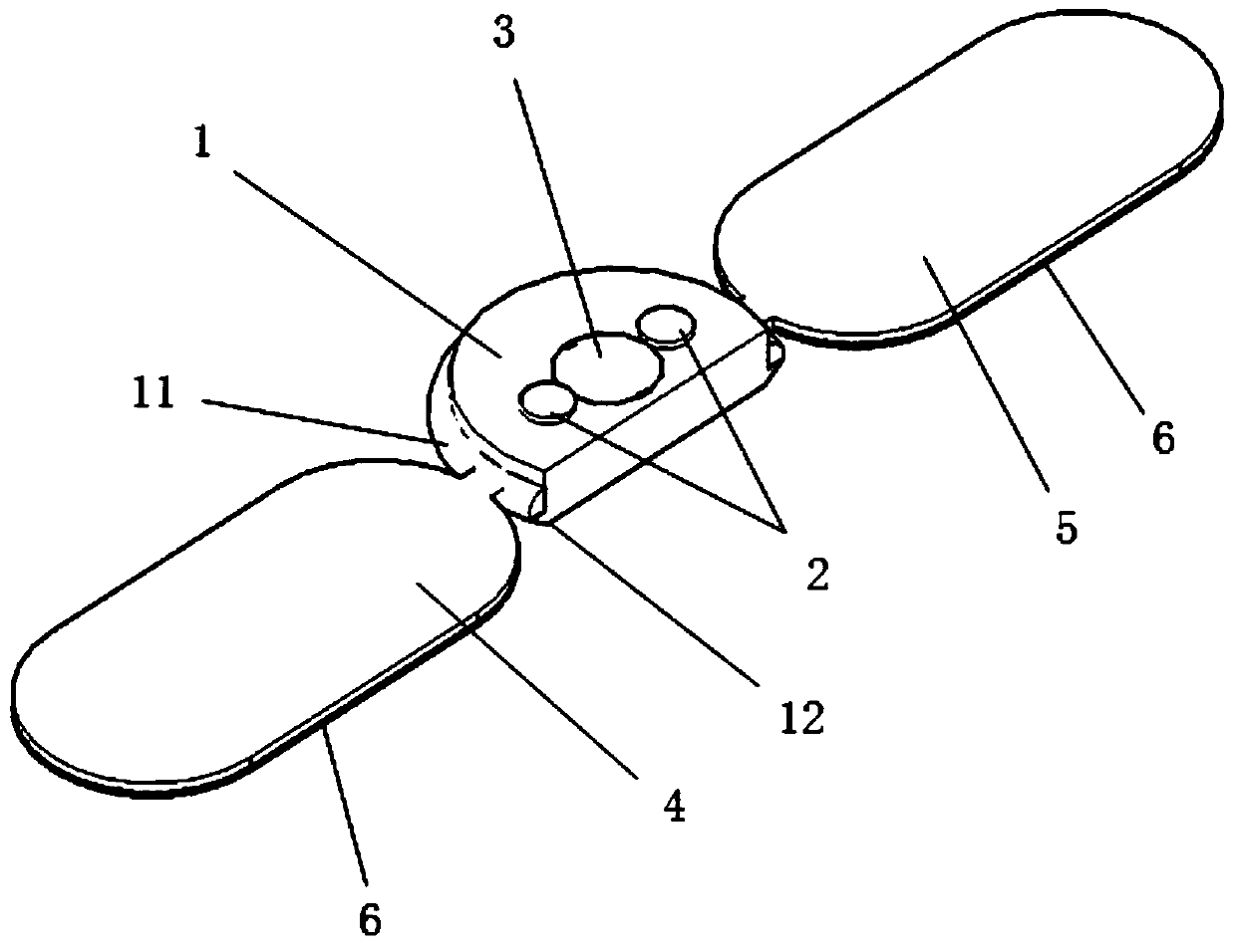 Electronic low-frequency pulse patch with stretching function