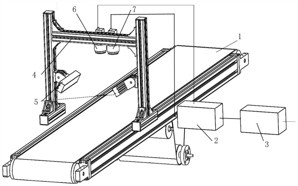 Device and method for wear monitoring of shield hob based on topography of ballast