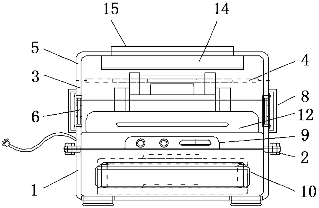 Dedusting and protective device for laser beam printer