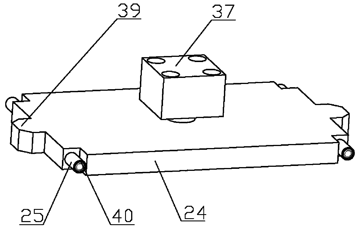 A full-automatic handbag punching and threading machine