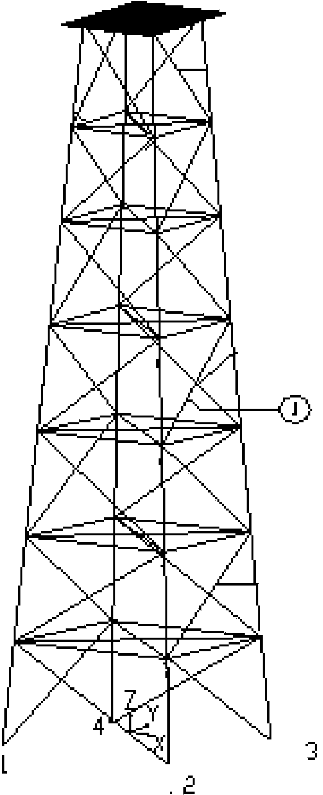 Structural damage warning method based on confidence of principle component of vibration transmissibility function