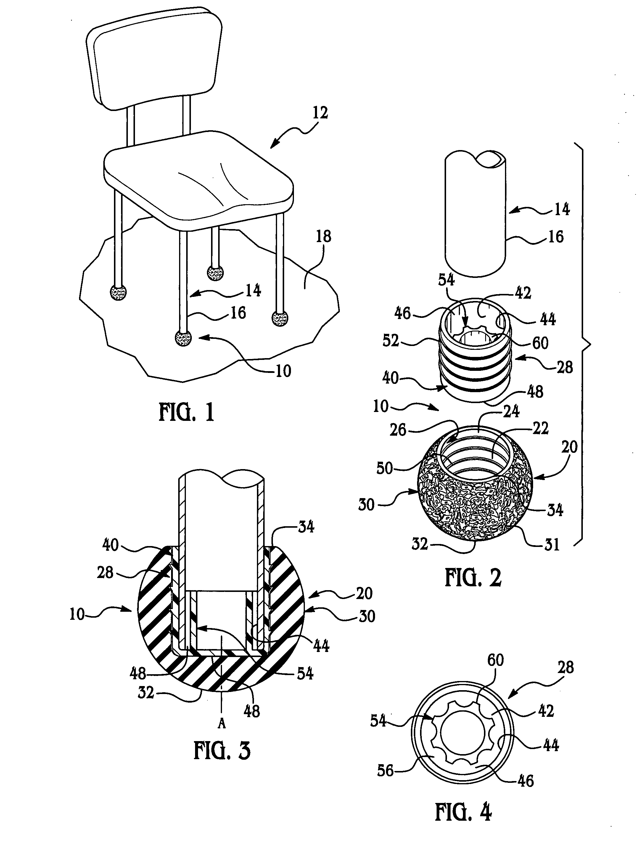 Furniture-glide assembly