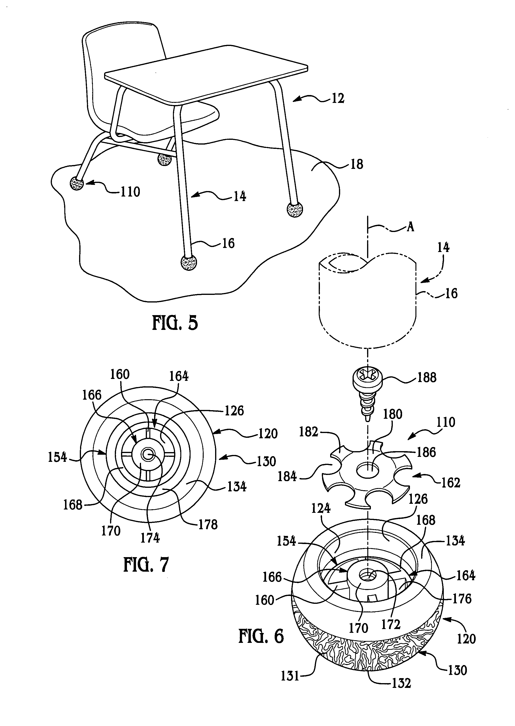 Furniture-glide assembly