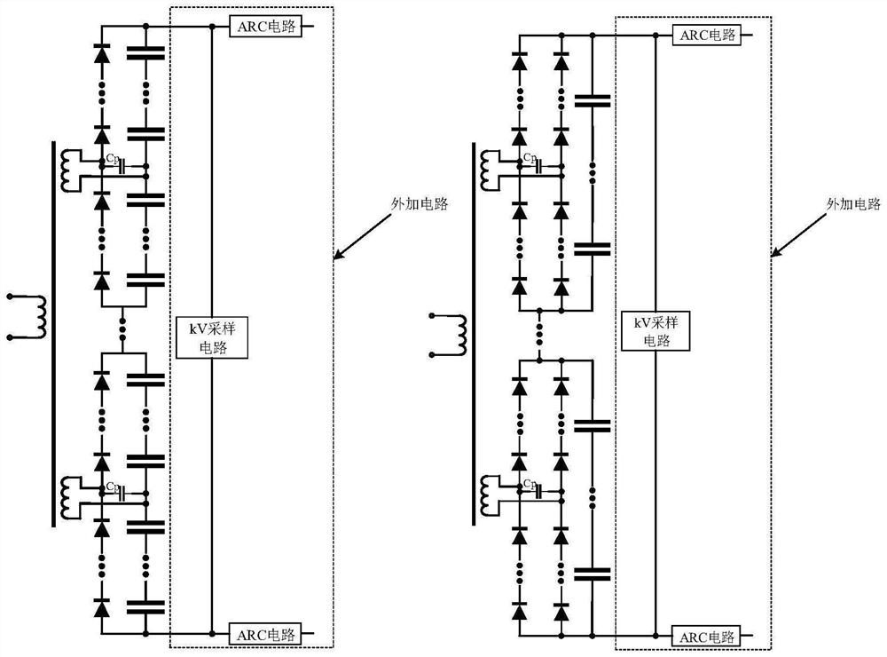 Rectification voltage-multiplying assembly and X-ray high-voltage generator