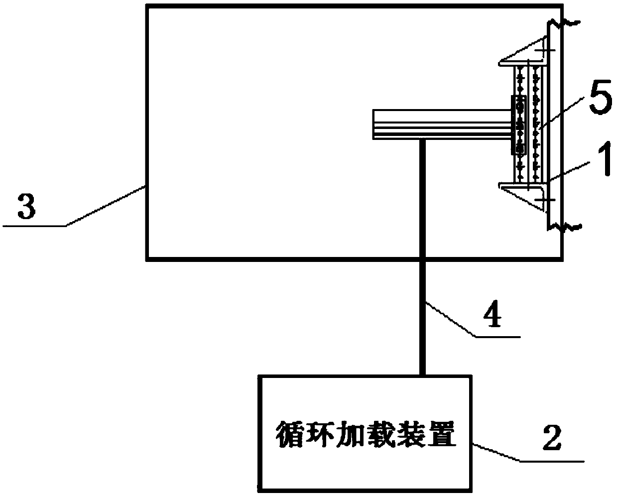 A system and method for detecting low-temperature fatigue life of shelf beam-column joints for cold storage