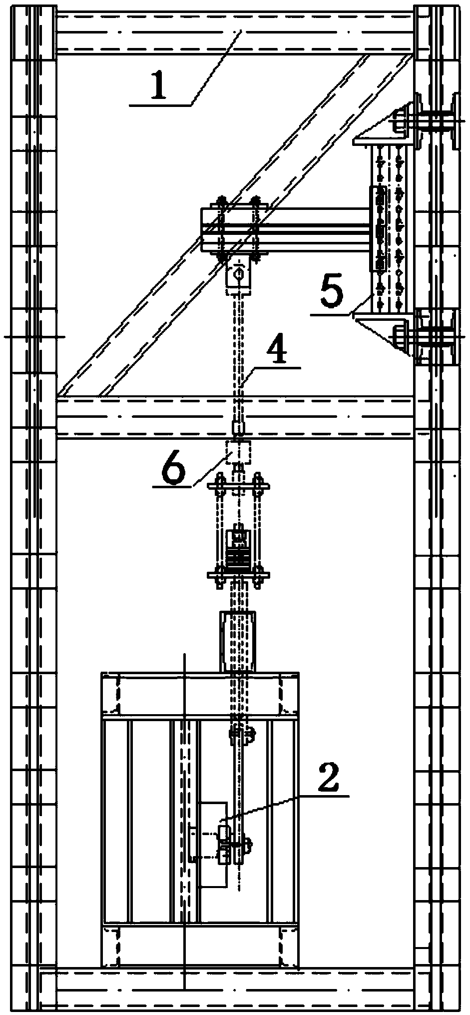 A system and method for detecting low-temperature fatigue life of shelf beam-column joints for cold storage