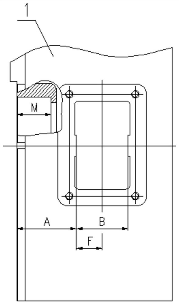 Engineering machinery gearbox output shaft assembly and adjusting method