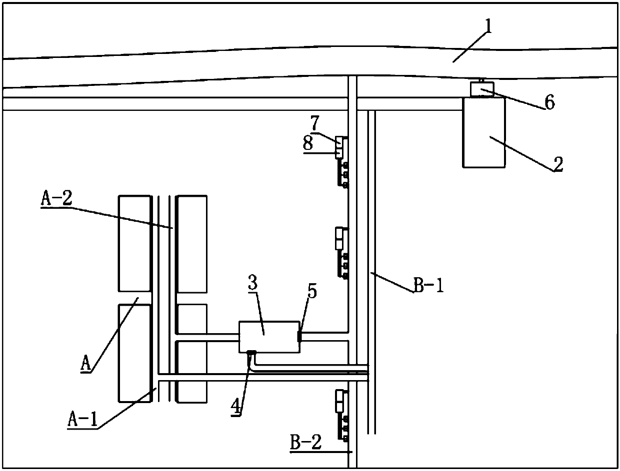 Sewage and rainwater separate drainage system and method for controlling same