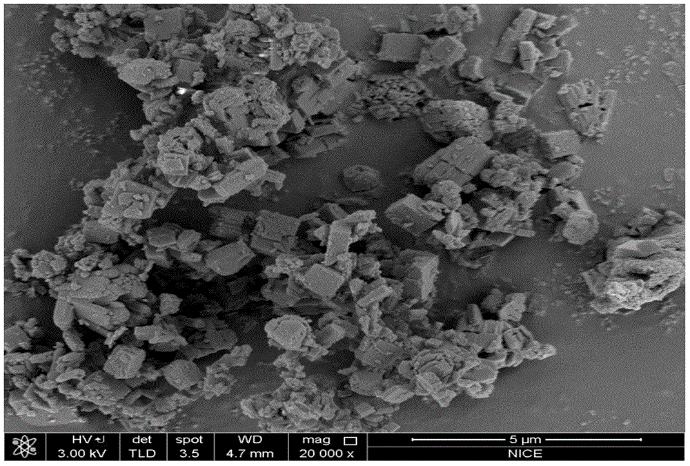 A kind of submicron sapo-5/sapo-18 composite molecular sieve and preparation method thereof