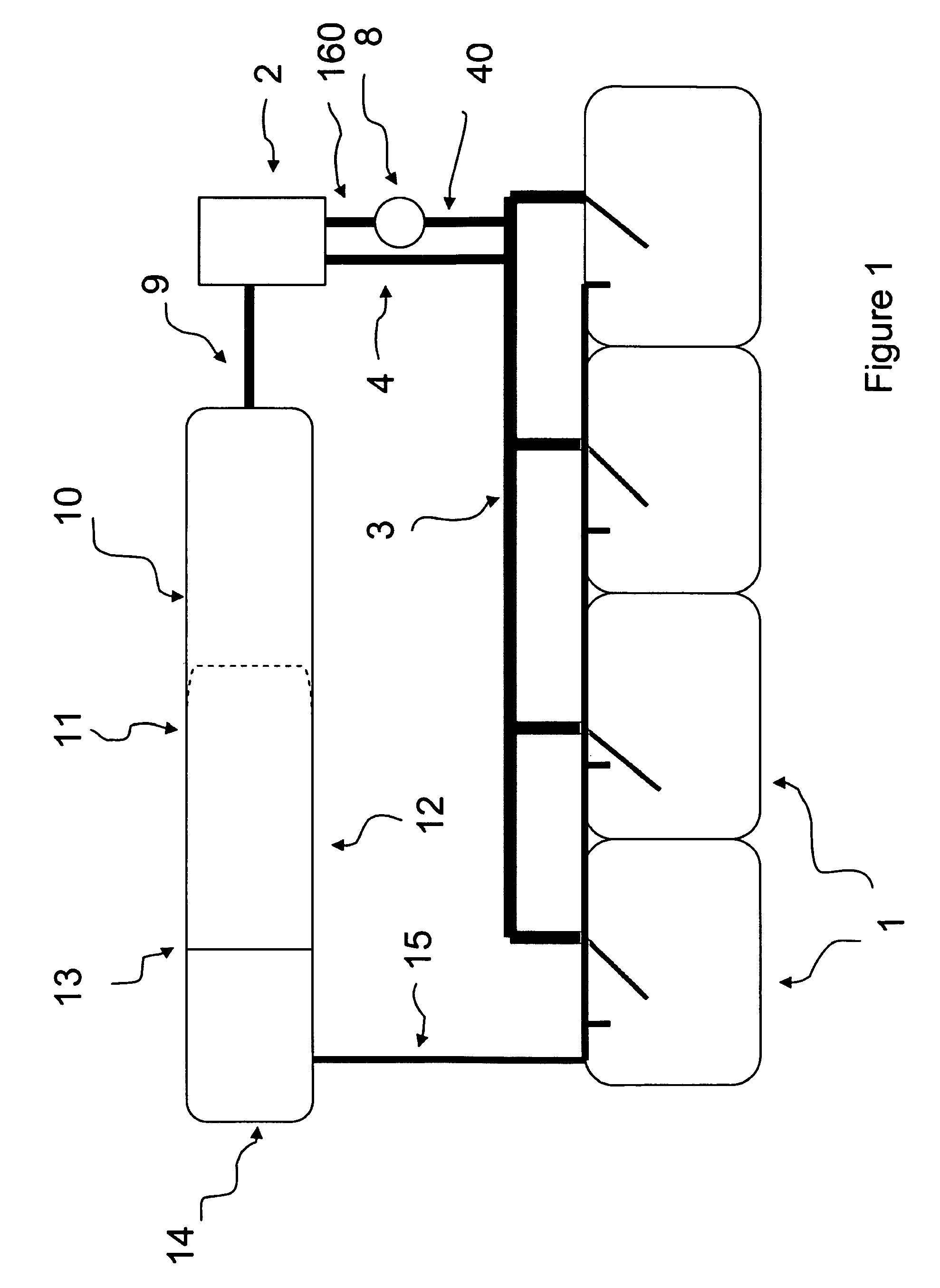 Arrangement of denitrification reactors in a recirculating aquaculture system