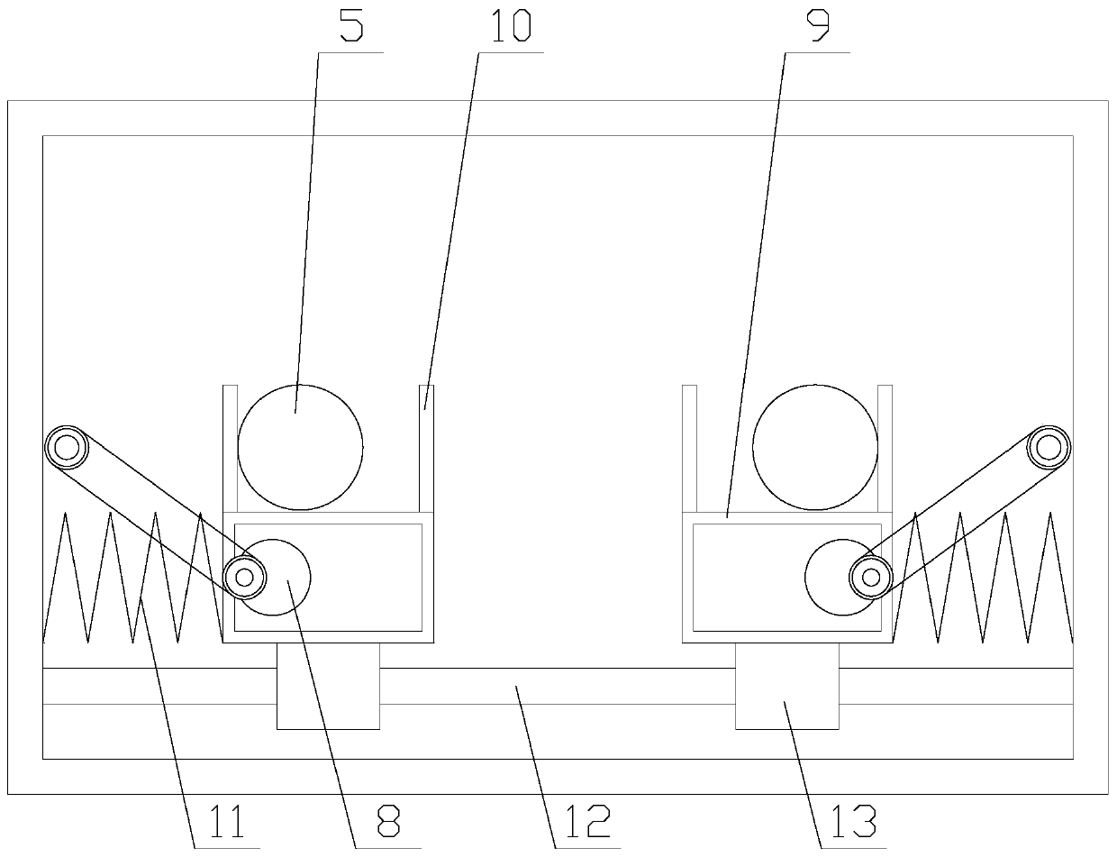 Bag-type dust collector with anti-blocking function for waste gas treatment