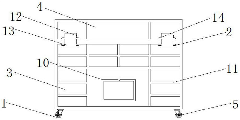 A logistics box locking device