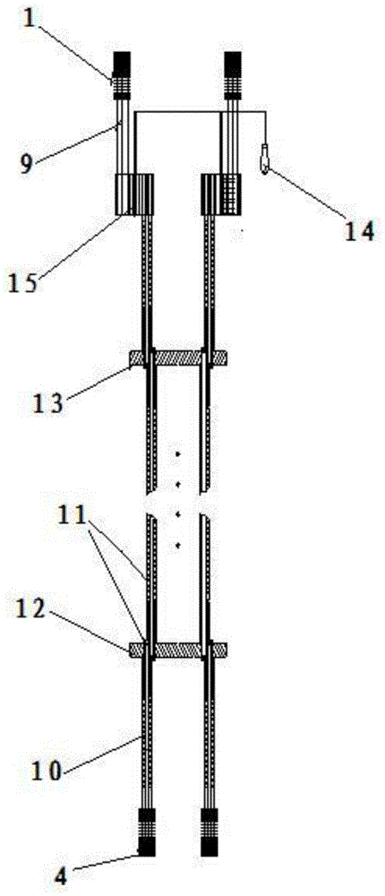 Geothermal power generating device with thermoelectric generation element