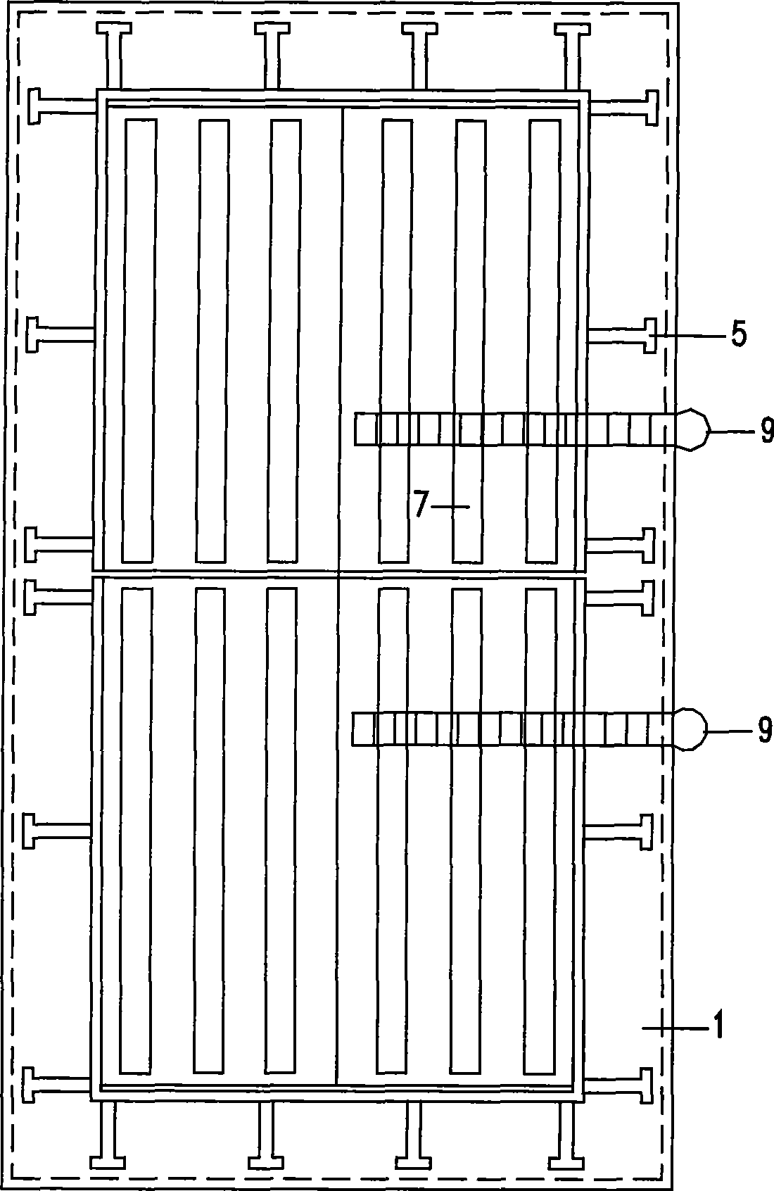 Rectangular silo structure