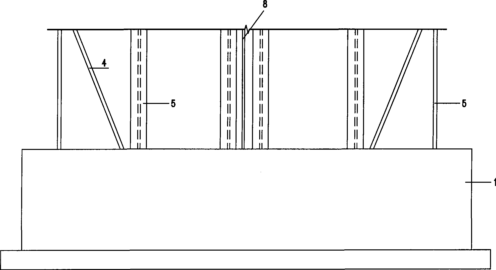 Rectangular silo structure