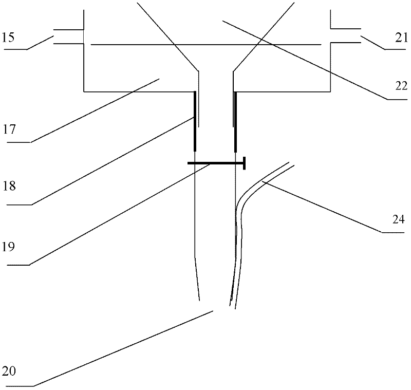 Fry split charging device