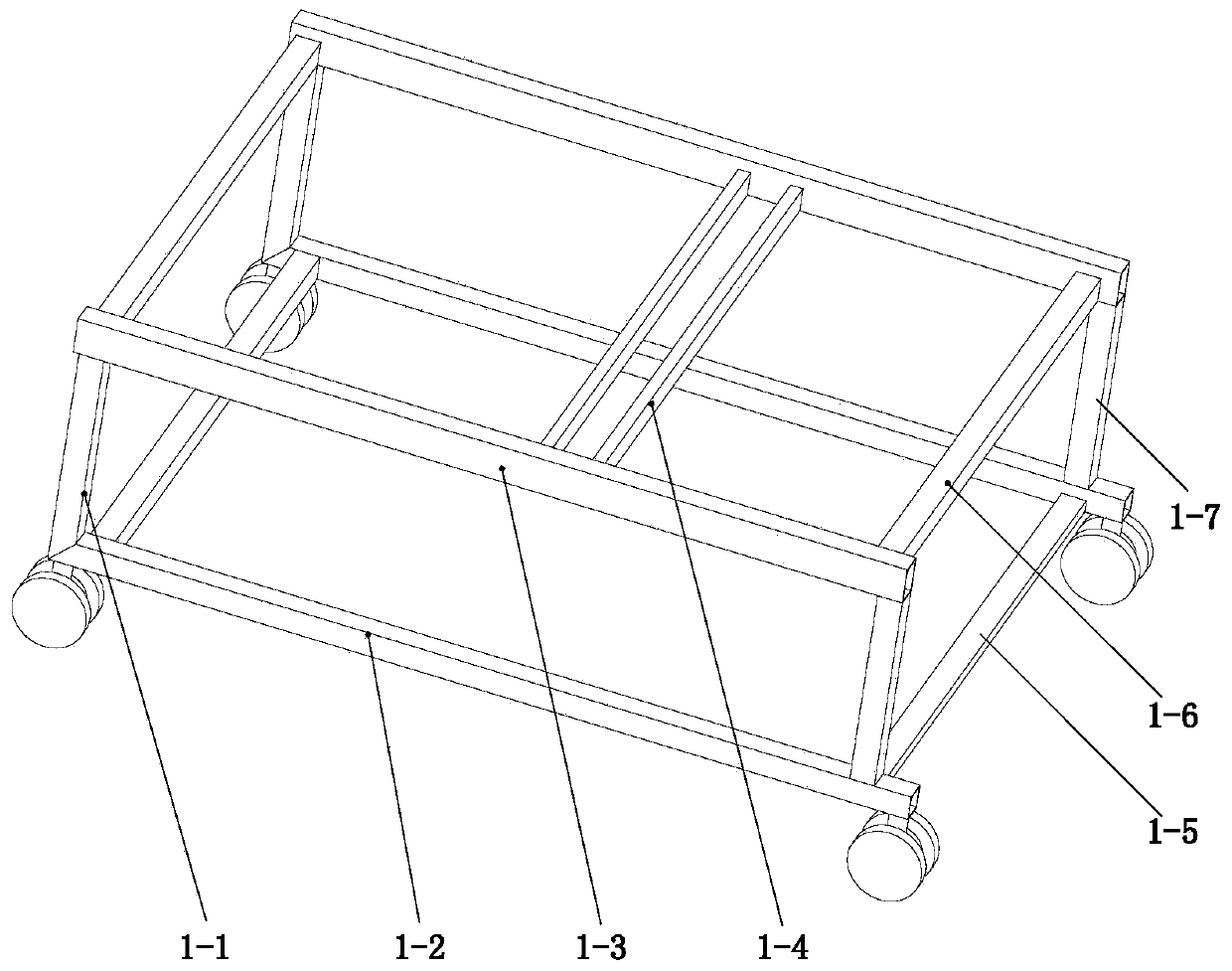 A movable positioning toilet device for electric nursing bed