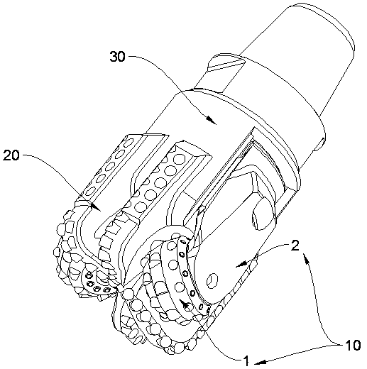 PDC tooth wheel and composite drill bit comprising PDC tooth wheels