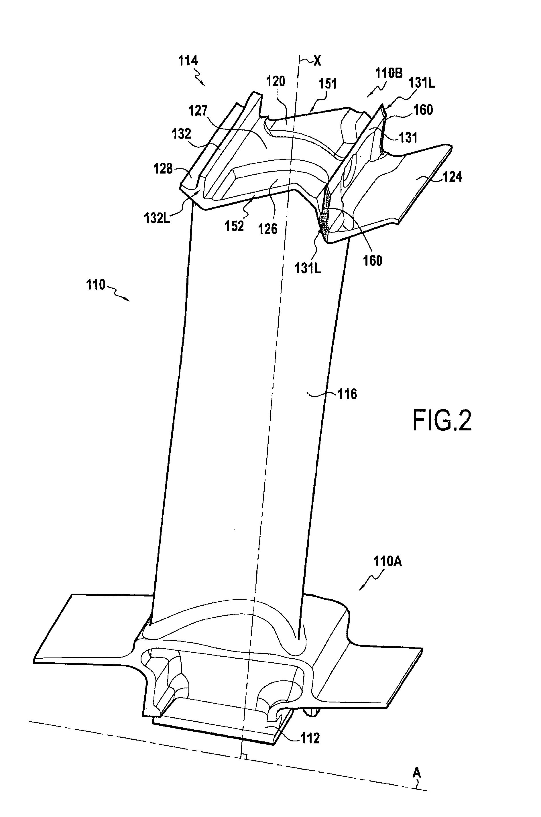 Turbomachine rotor blade