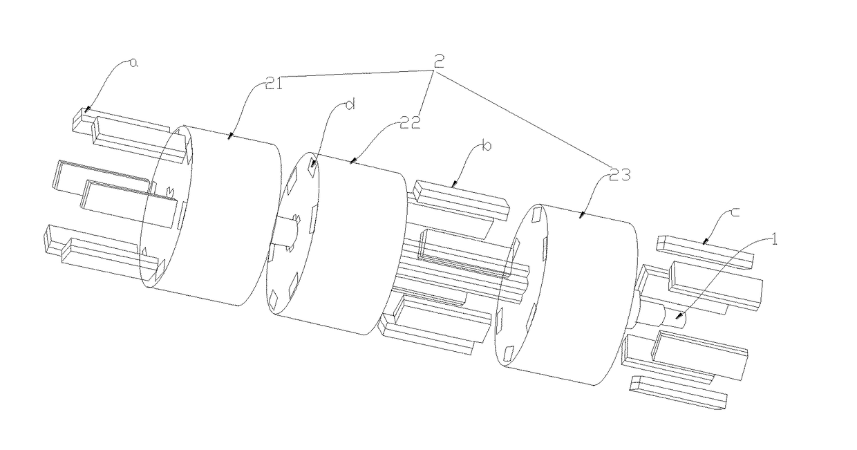 Rotor and motor having rotor