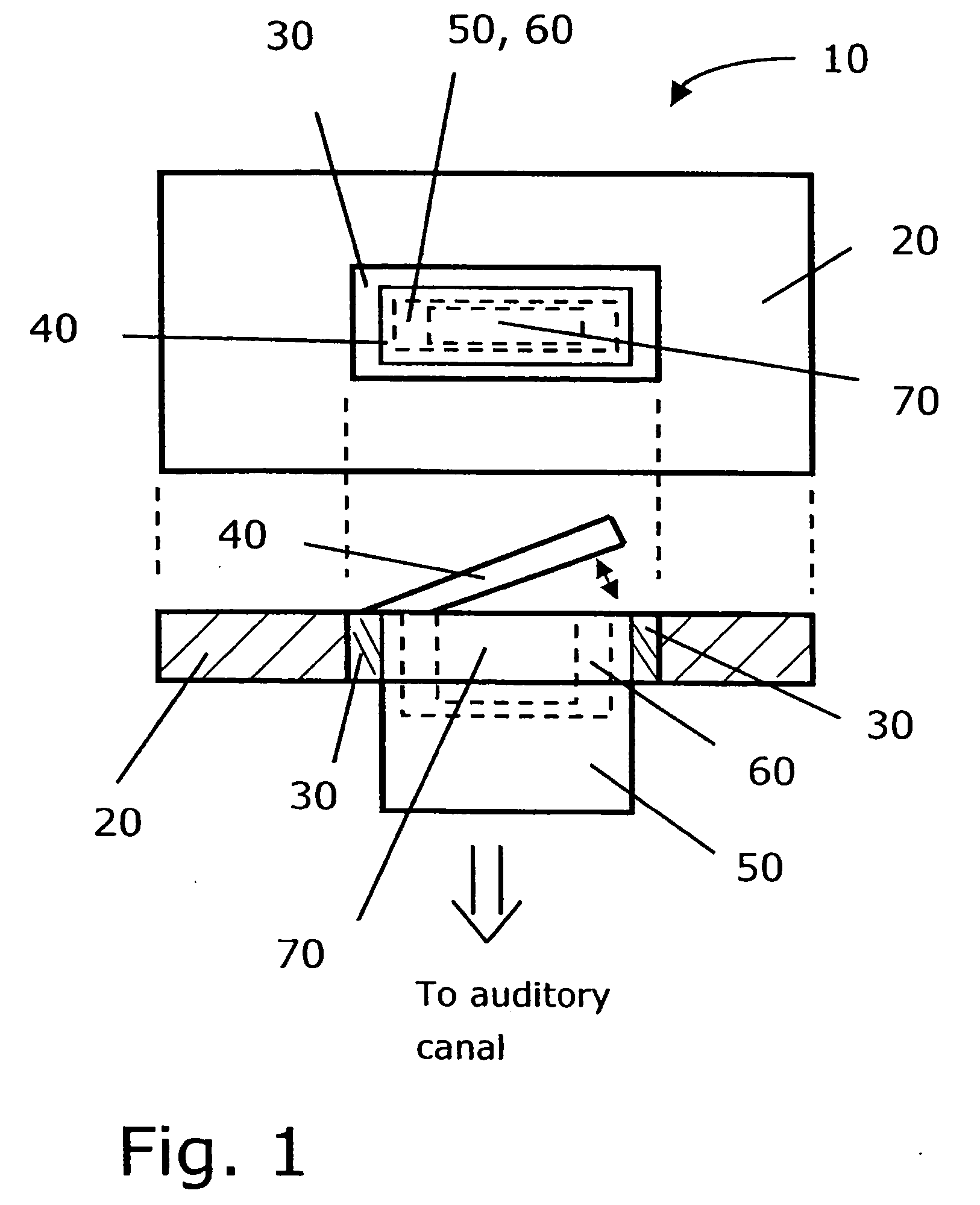 Miniature hearing aid insert module