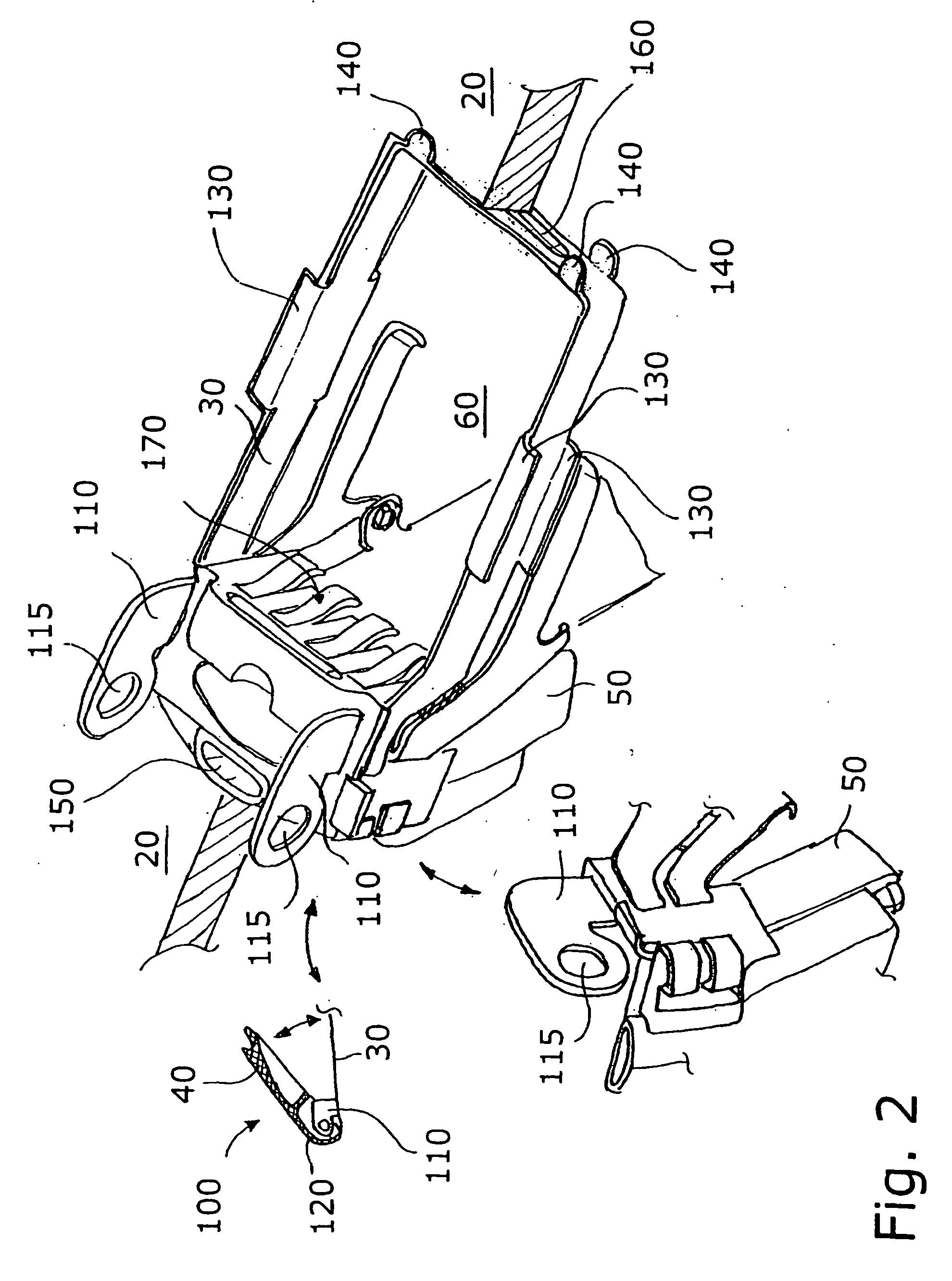 Miniature hearing aid insert module