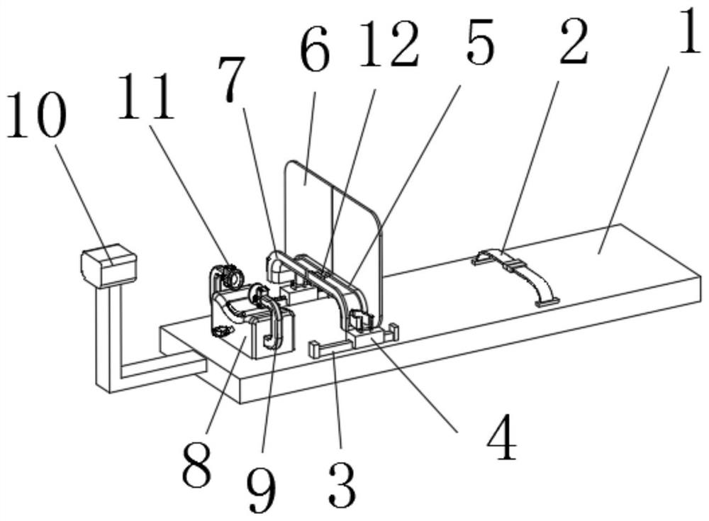 Fixing device for nuclear magnetic resonance examination of children