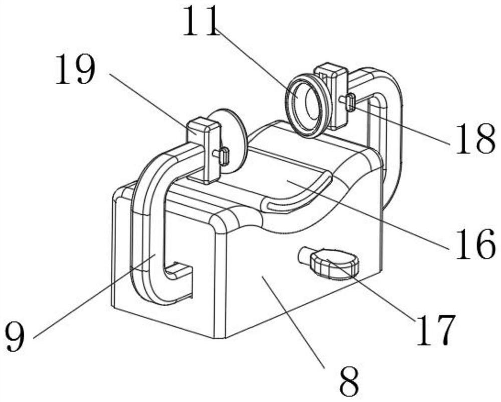 Fixing device for nuclear magnetic resonance examination of children