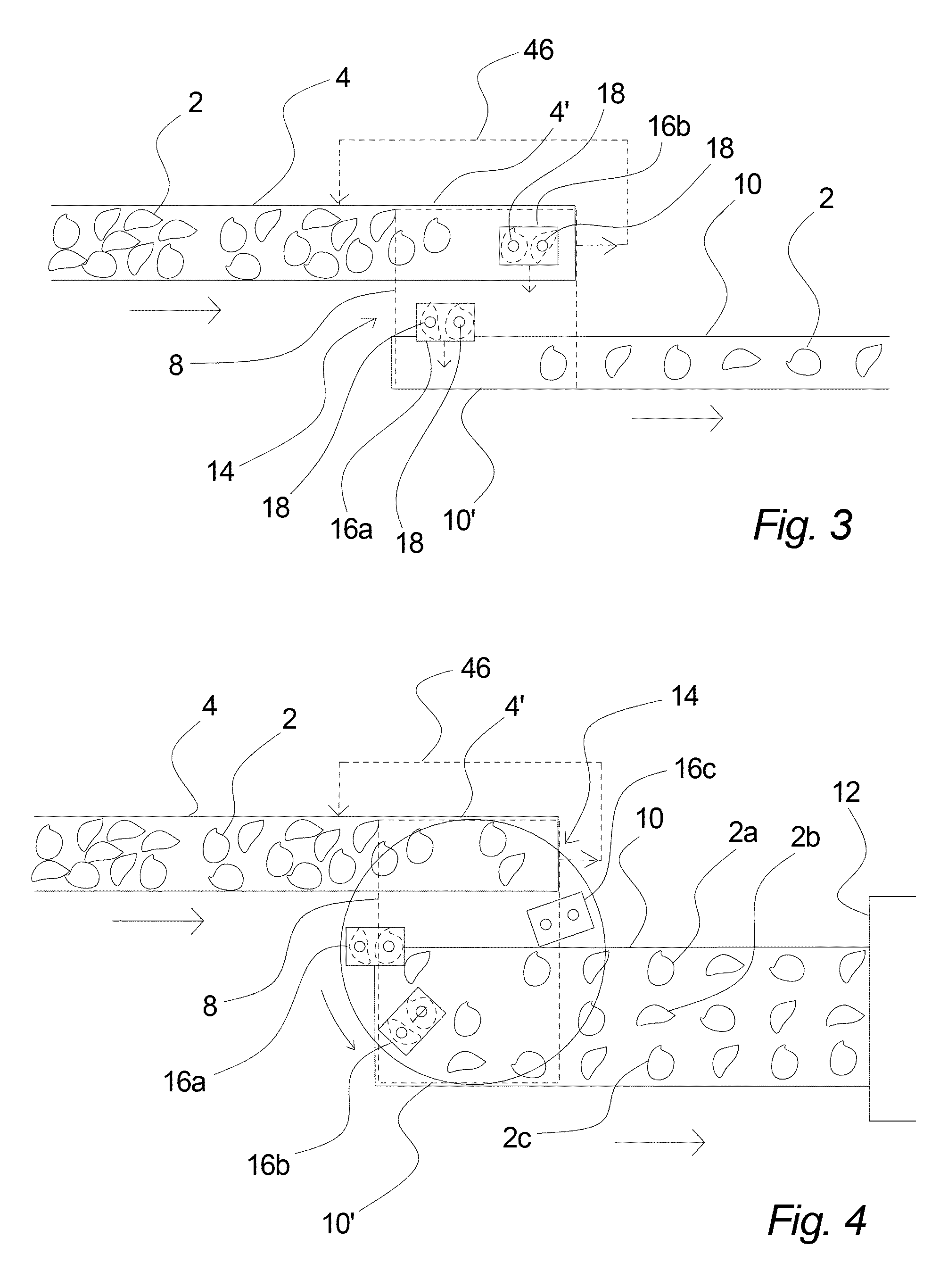 Method and a system for transferring of items