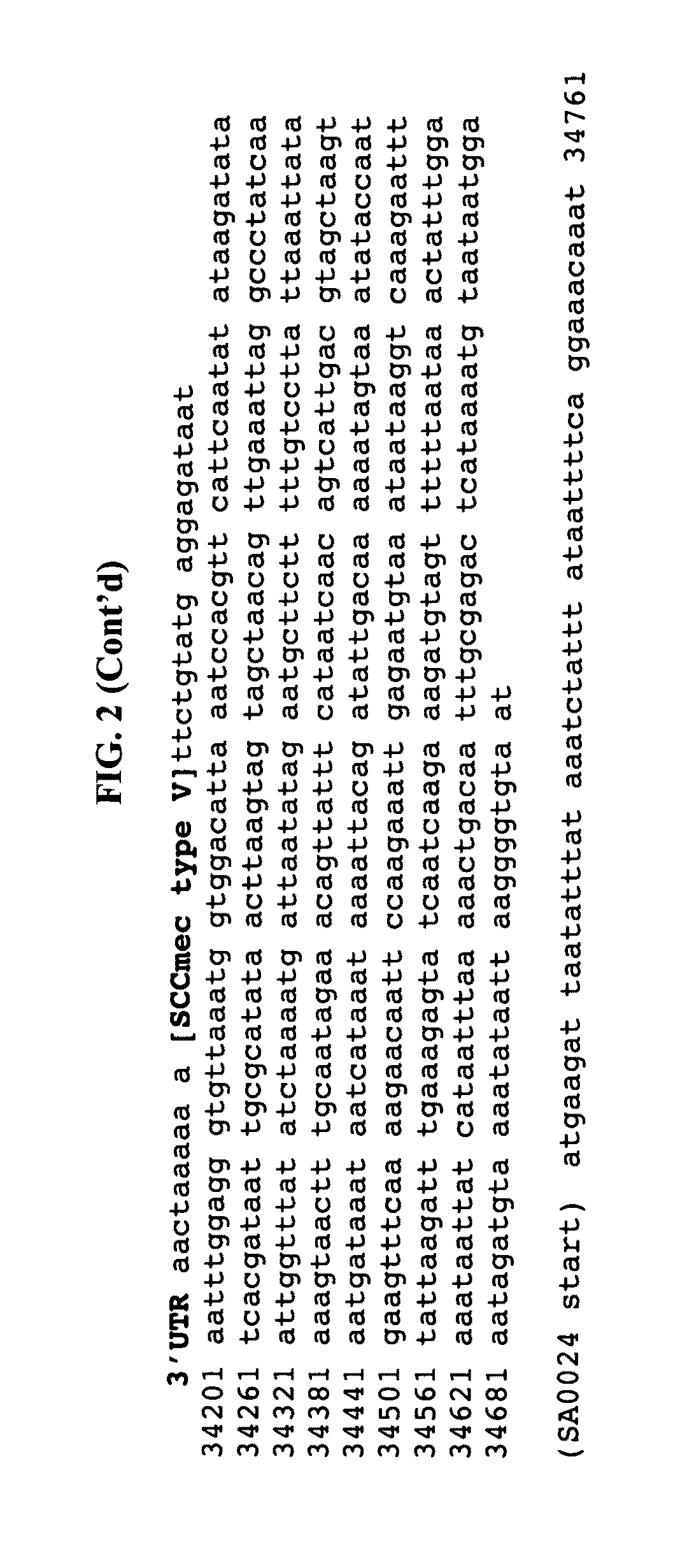 Method of determining types I, II, III, IV or V or methicillin-resistant staphylococcus aureus (MRSA) in a biological sample