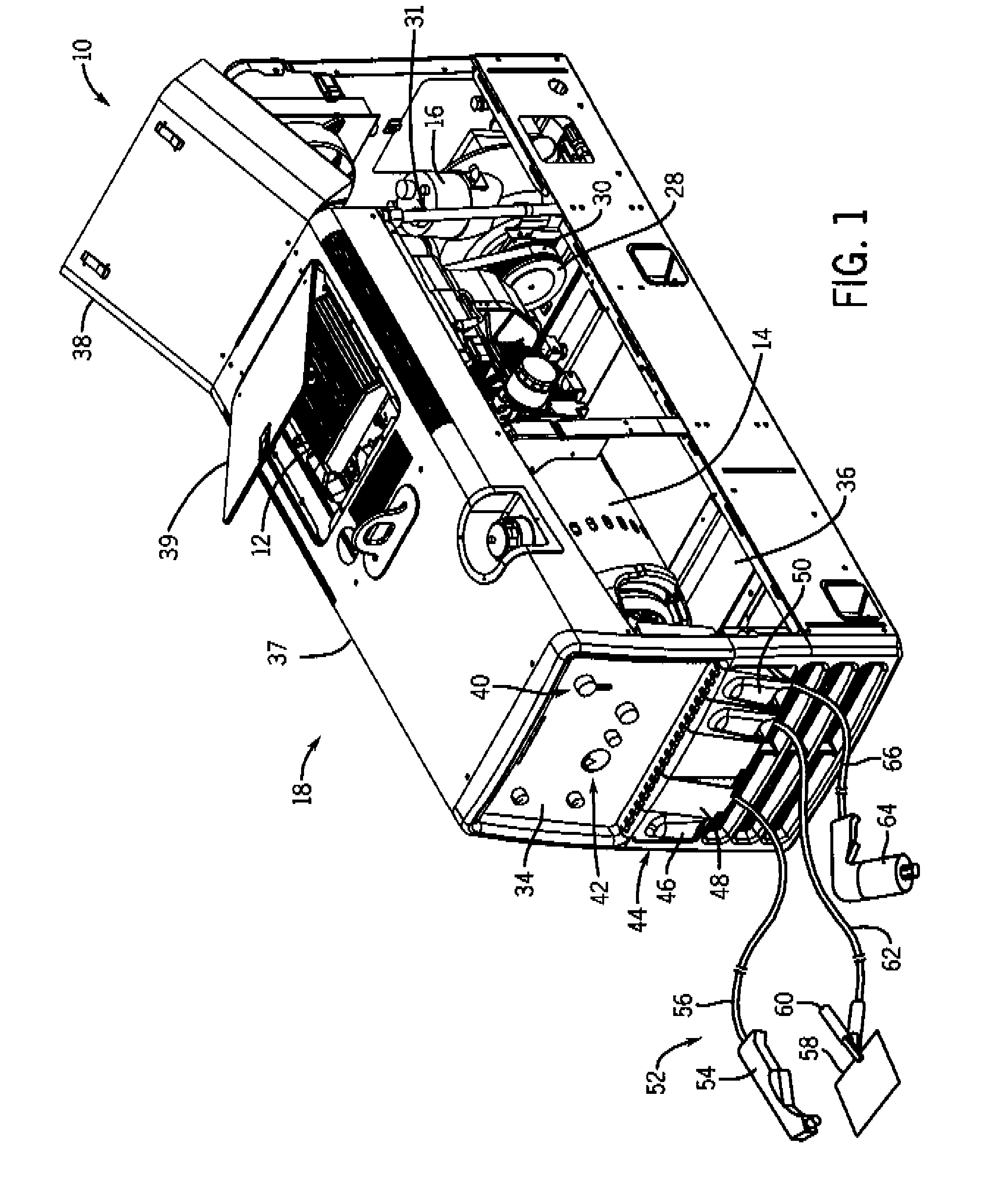 Portable Generator and Air Compressor Mounting Arrangement