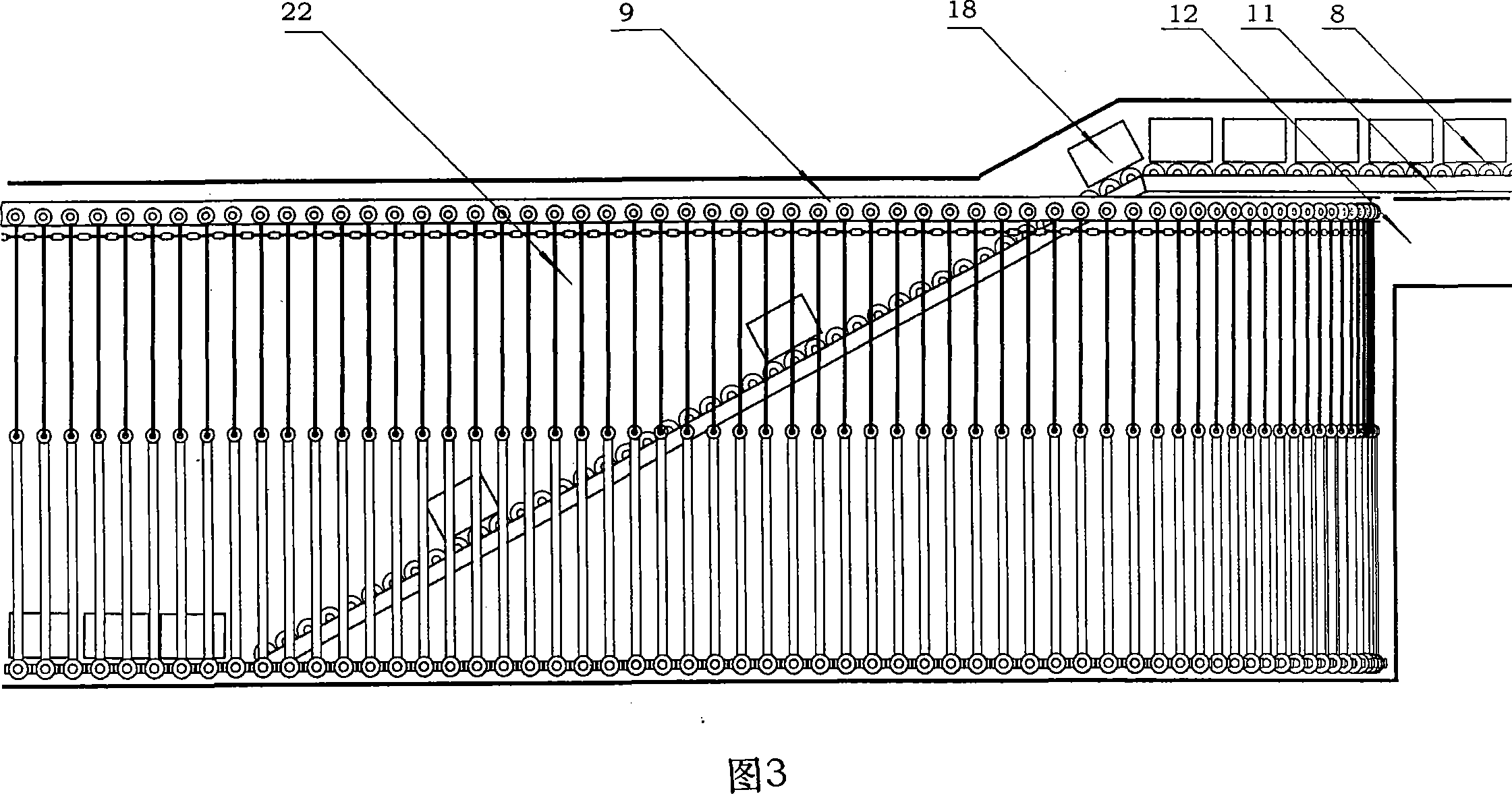 Cavity brick sintered production line