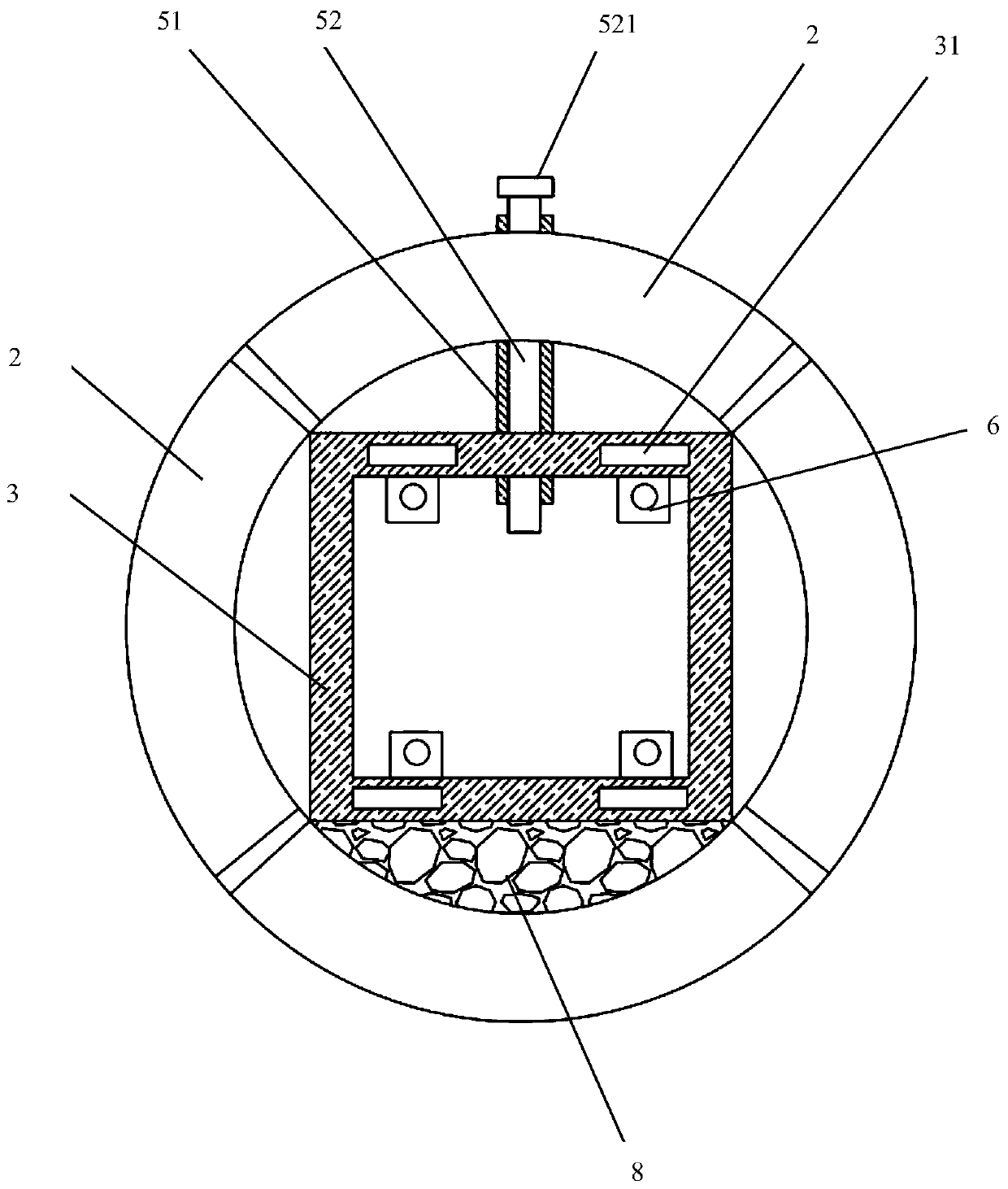 Emergency rescue escape device for ship navigation