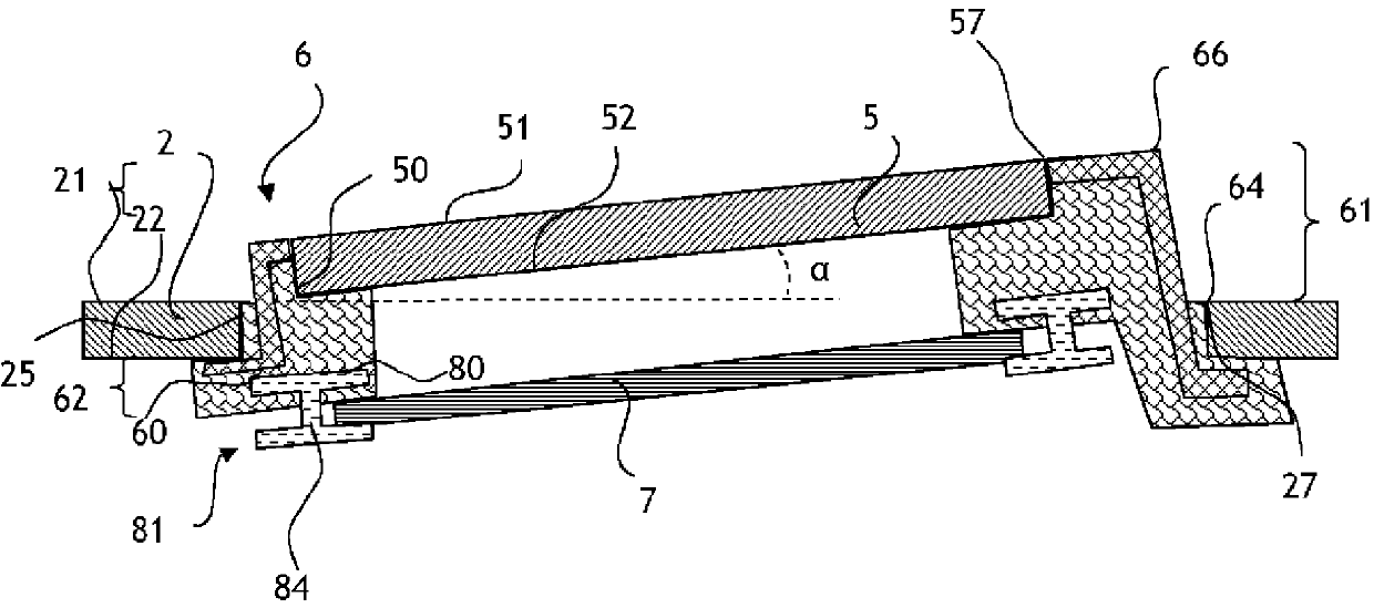 Cooktop with window and end panels, cooking appliance and method of making cooktop