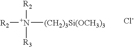 Clathrates of an organosilane quaternary ammonium compound and urea and methods of use