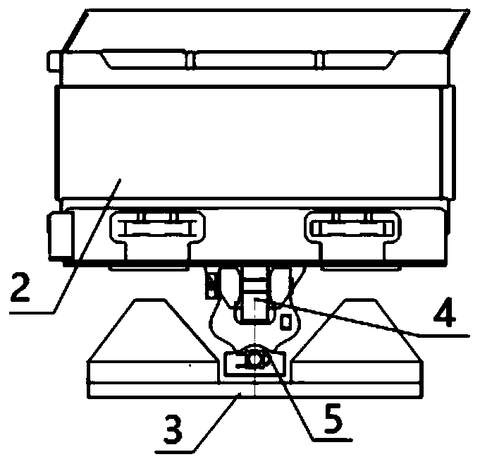 Support limiting device and method for middle groove of scraper machine