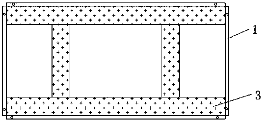 One-time forming construction process of embedded distribution box