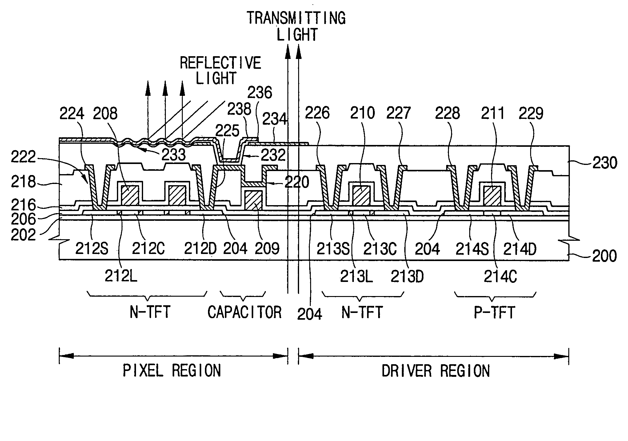 Reflection-transmission type liquid crystal display device and method for manufacturing the same