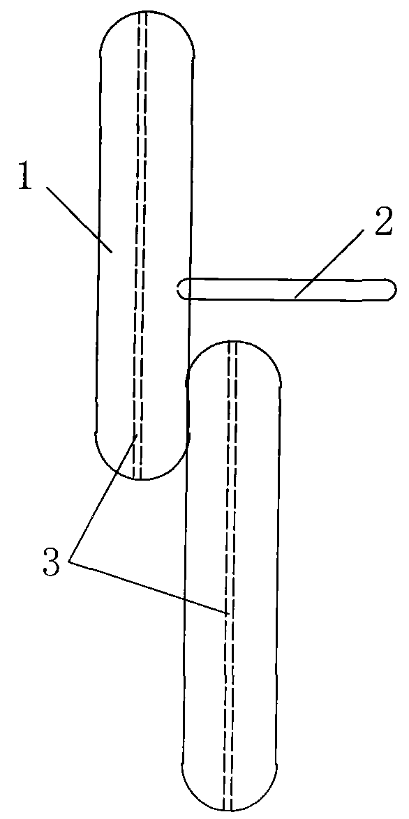 Low-radiation slider phone antenna