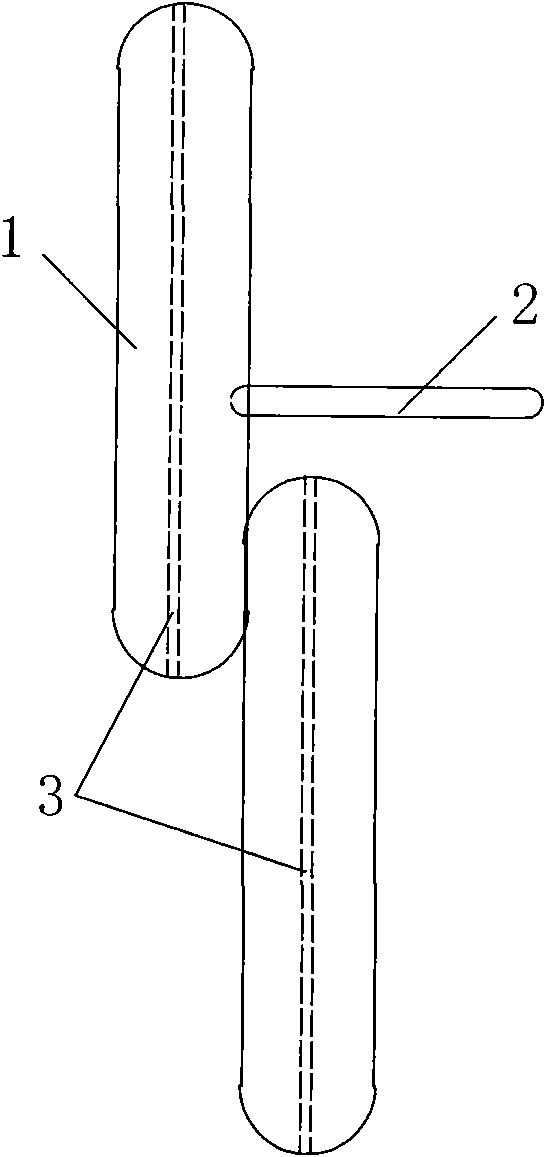 Low-radiation slider phone antenna