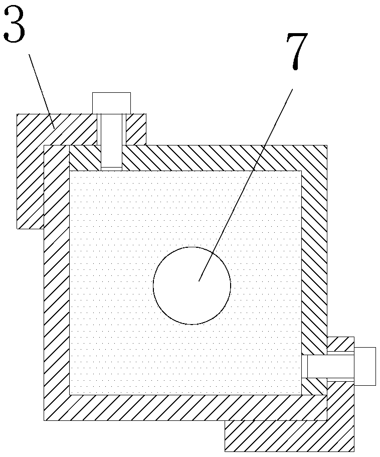 Device for blasting power transmission tower by utilizing prefabricated granular medium