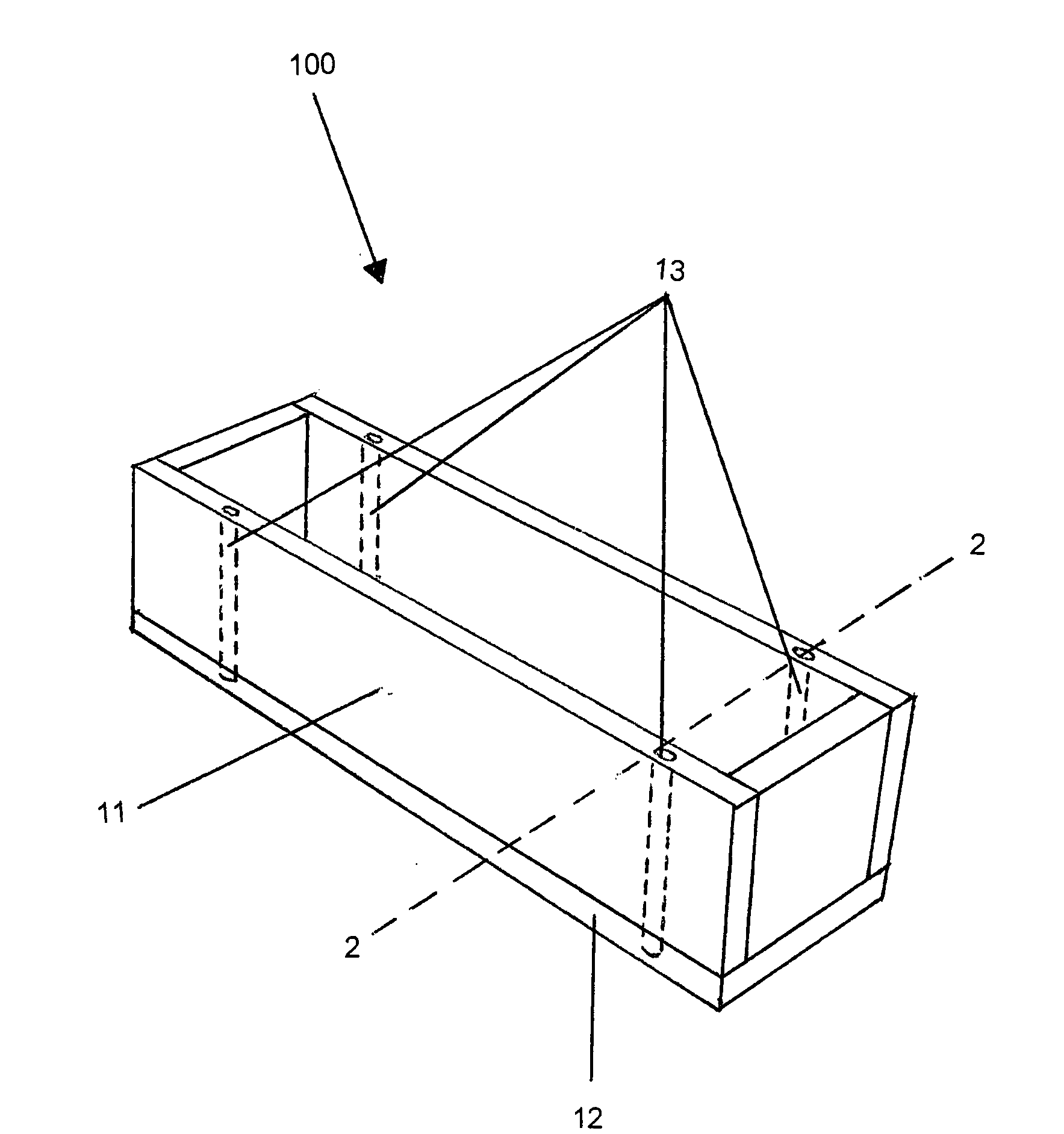 Flower planter for railings and fences