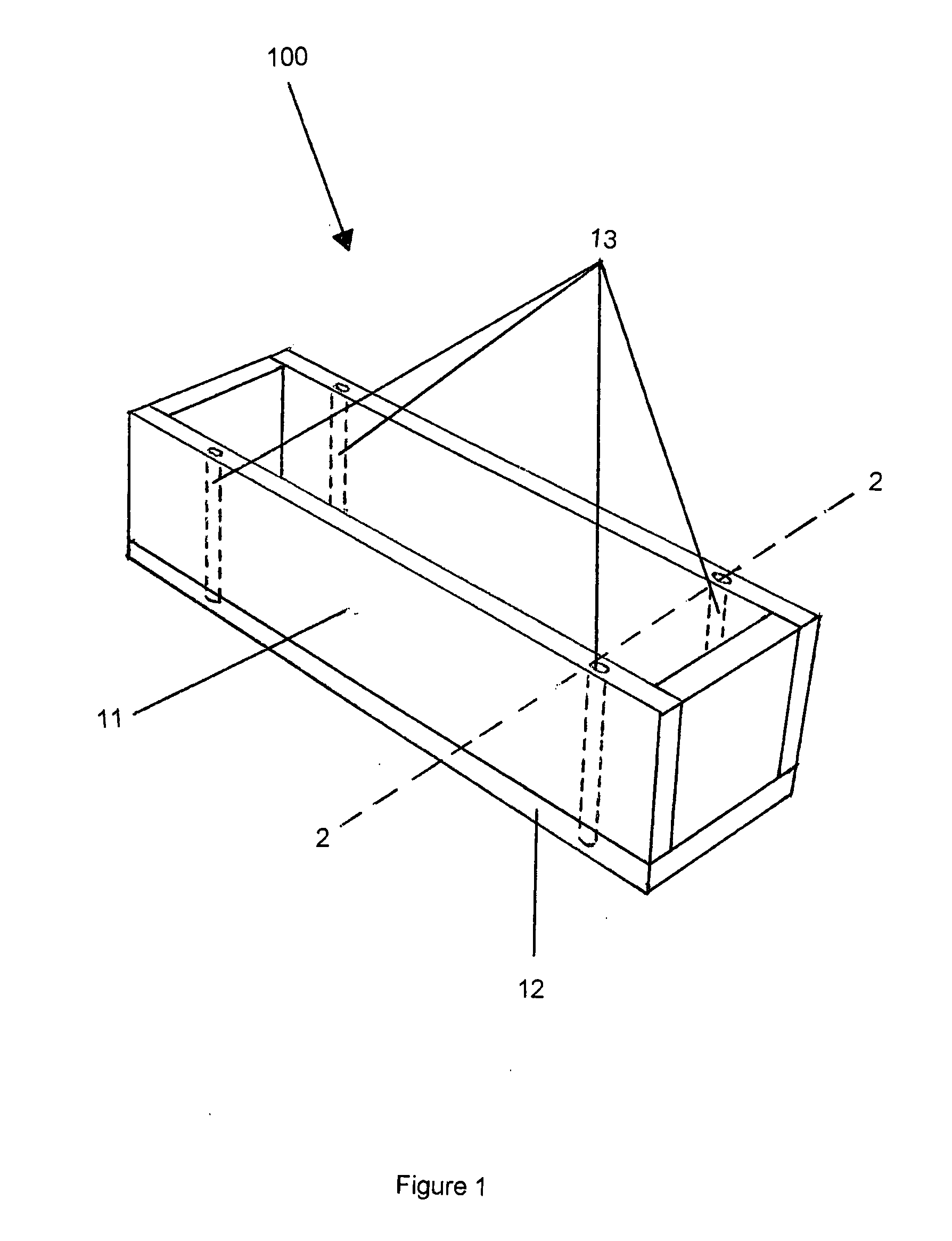 Flower planter for railings and fences