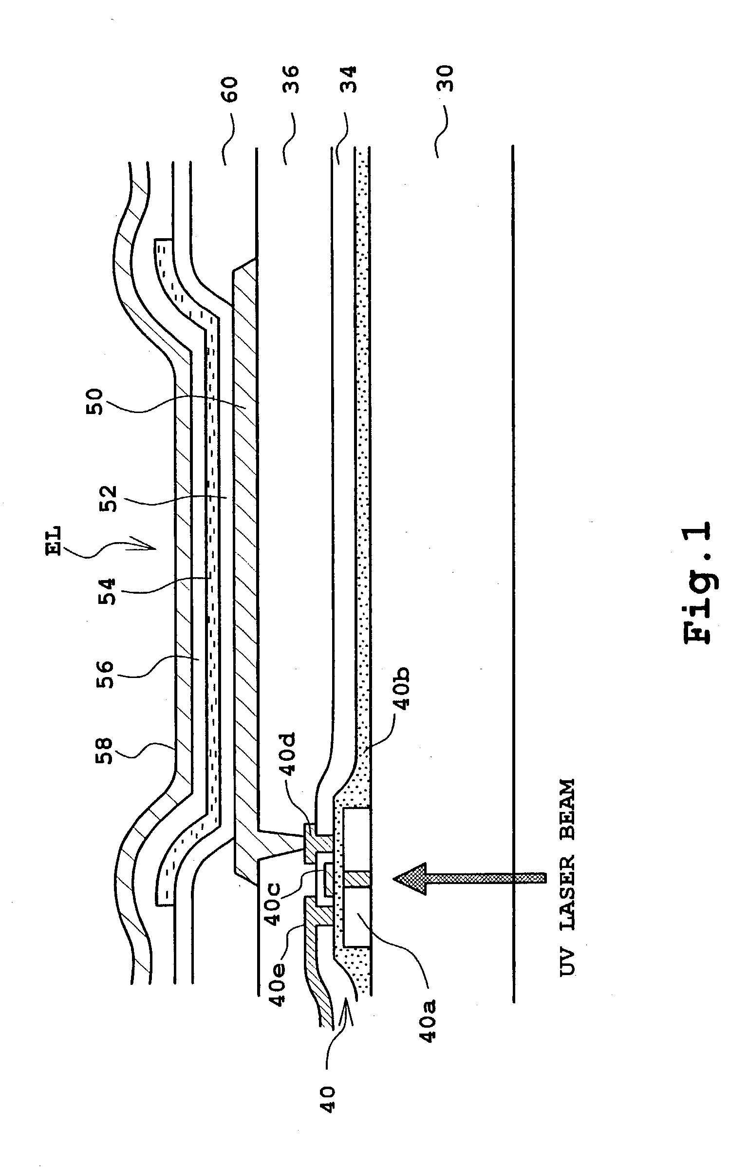 Dim-out method for organic EL panel