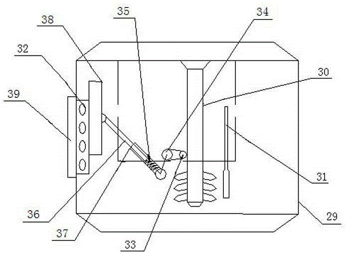 Multiple-oil-layer deep profile control injection device and oil layer deep profile control realizing method thereof