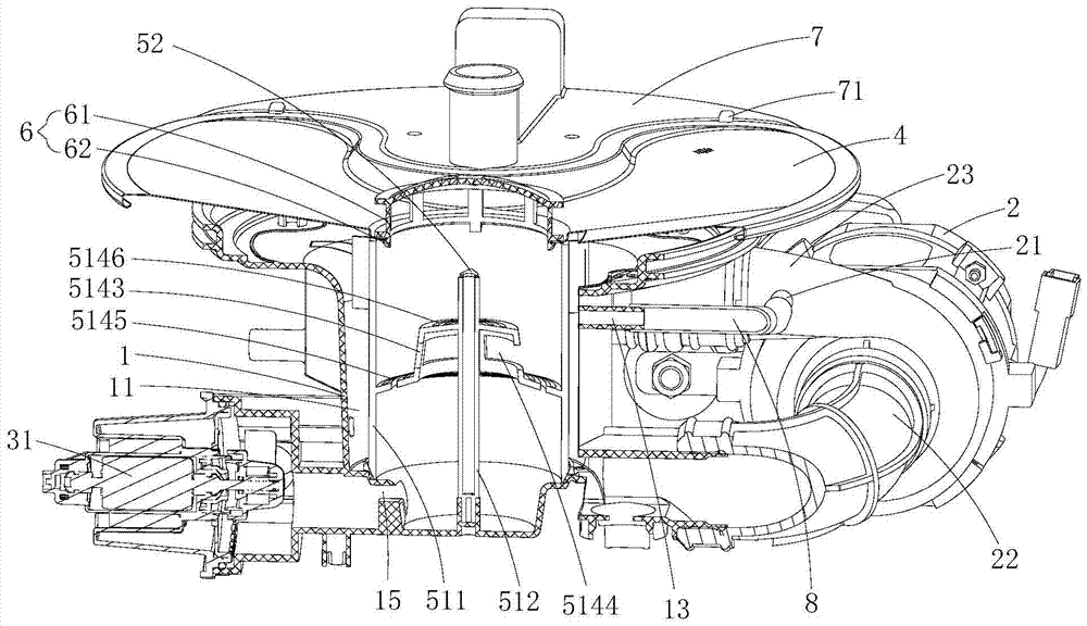 Dishwasher debris self-cleaning filter system and dishwasher