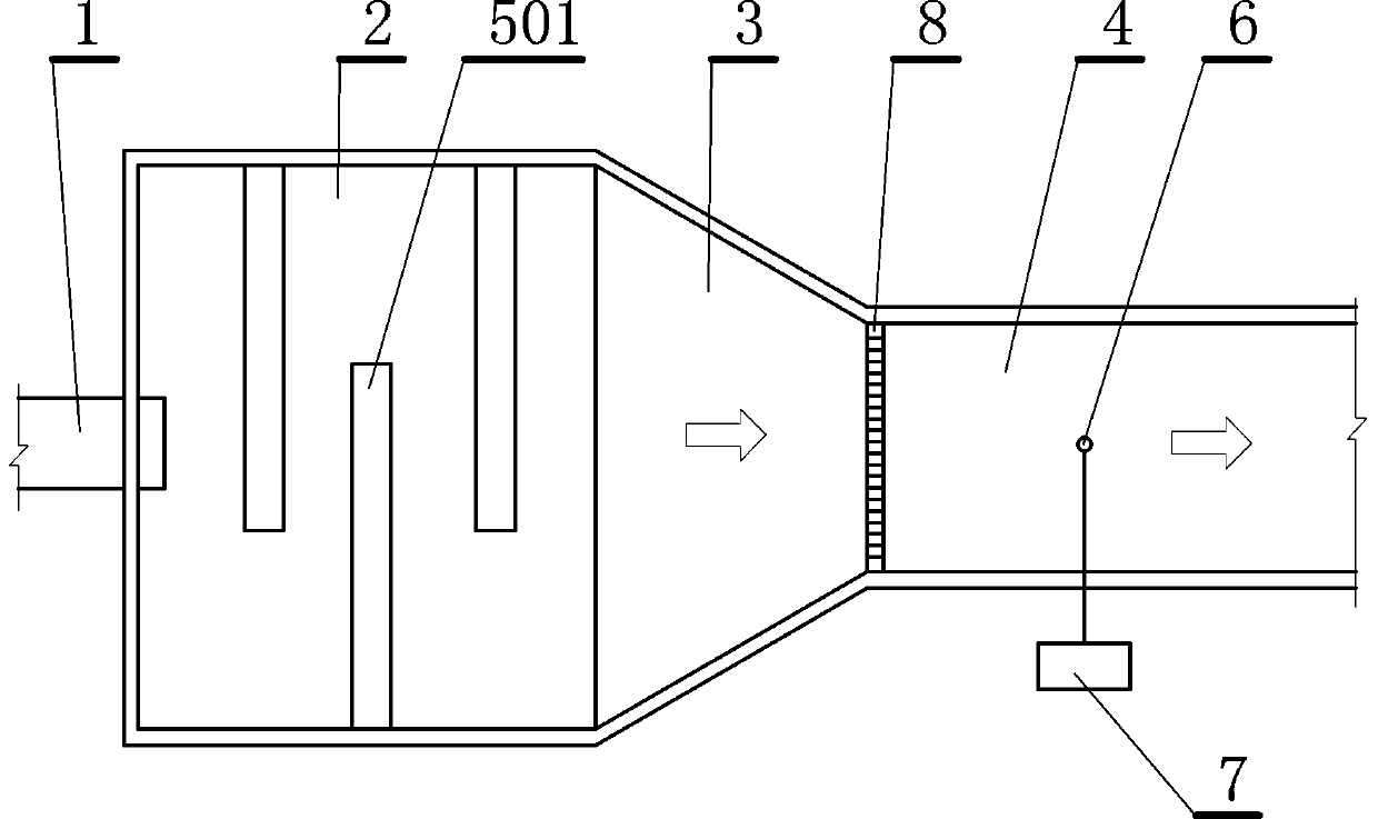 An experimental device and method for testing the temperature of water discharged from a reservoir