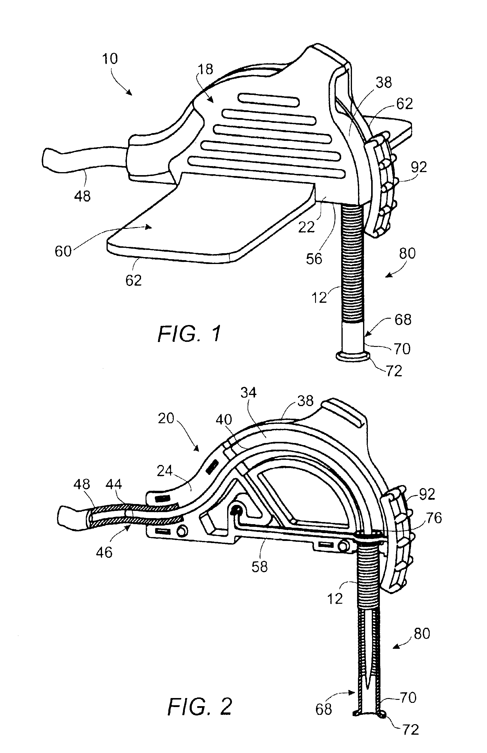 Huber needle with anti-rebound safety mechanism